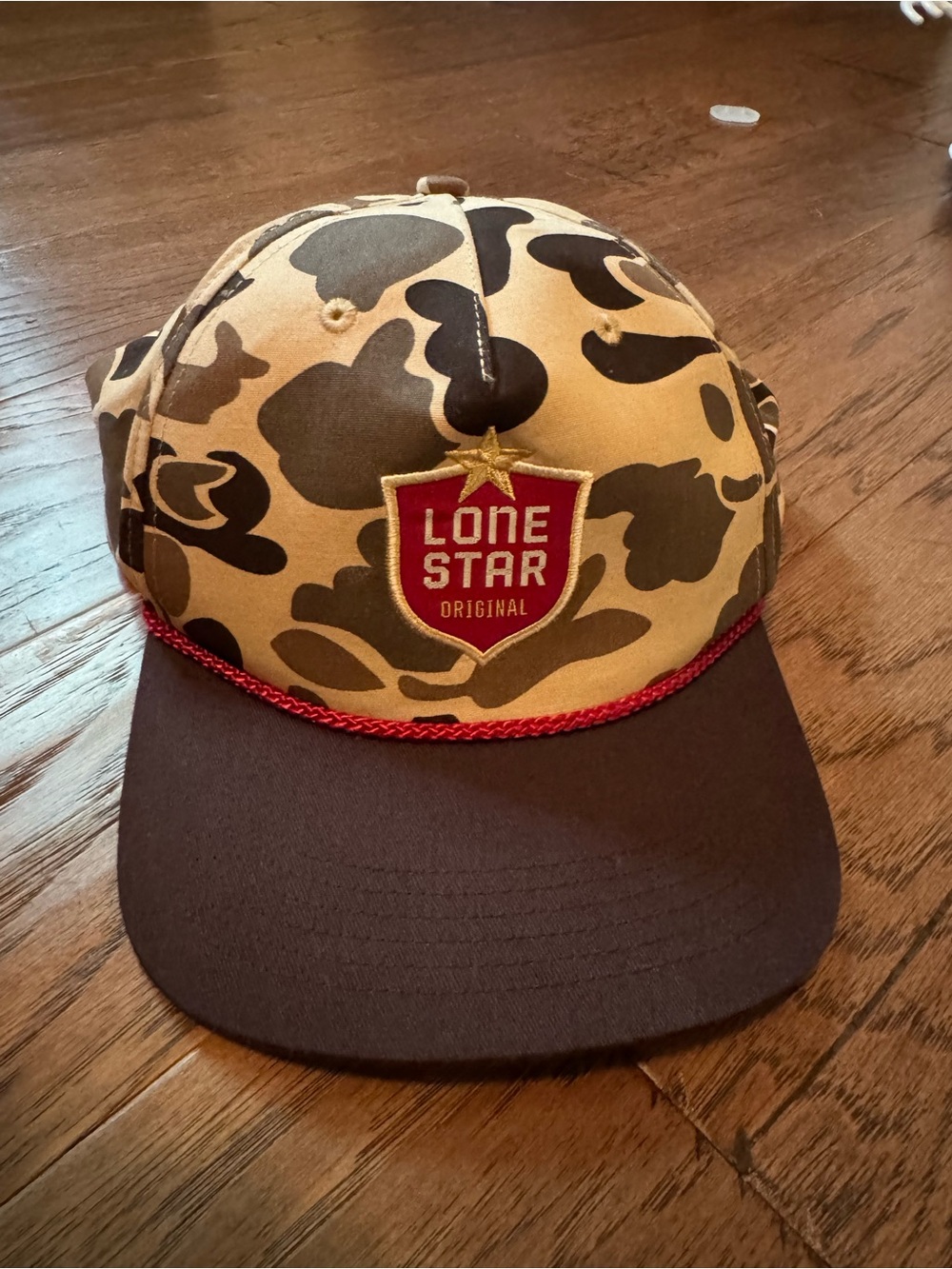 Lone Star Original Camo Trucker Hat - Tan & Brown